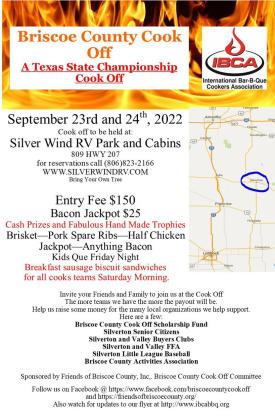 Briscoe County Cook Off grills up some flavor this weekend in Silverton