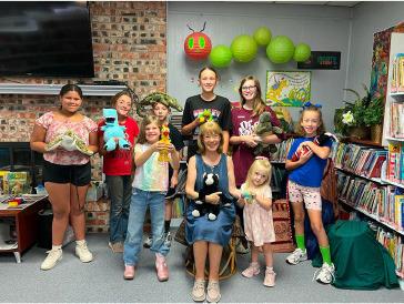 10,979 PAGES READ Caprock Public Library’s young patrons racked up some impressive reading totals over the summer, and celebrated with a party July 29. | COURTESY PHOTO