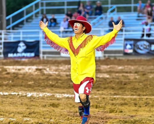 BARREL MAN OF THE YEAR Rodeo clown John Harrison is sure to have everyone laughing. MORE PHOTOS, PAGE 9 | COURTESY PHOTO