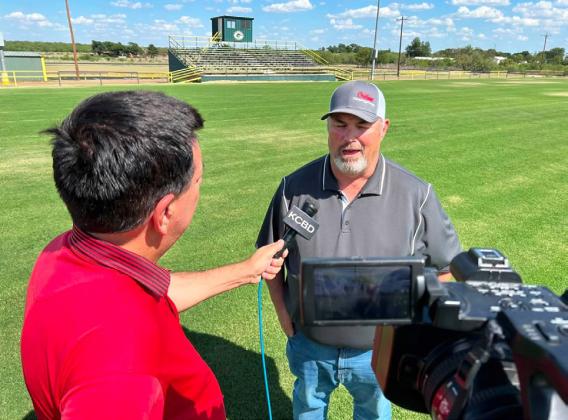 NEW AT GUTHRIE Head football coach Craig Hamilton, who is in his first season with the Jaguars following a long and distinguished career at Spur, told Pete Christy, “I’m really excited. There’s lots of history here.” | COURTESY PHOTO