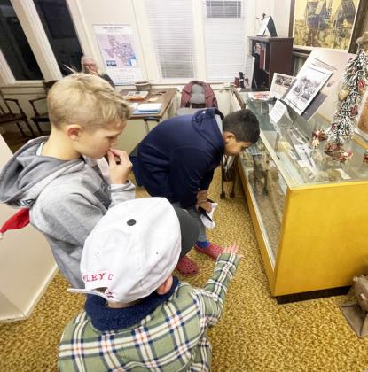 MATADOR YOUNGSTERS benefited from their tour of the Motley County Historical Museum Thursday night—but so did the museum. | CAPROCK COURIER