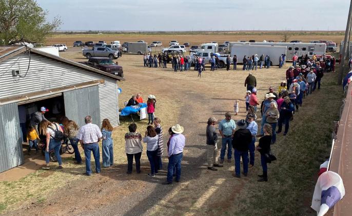 ARENATIME The Paducah rodeo arena (pictured here in 2022) will feature a few upgrades, including a new rail with pipe donated by Gunn Oil, and a new 11-foot by 24-foot video board. | CAPROCK COURIER