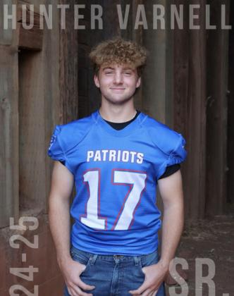 Offensive Lineman Defensive Lineman HUNTER VARNELL, SENIOR
