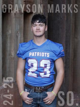 Receiver Spread Rusher GRAYSON MARKS, SOPHOMORE