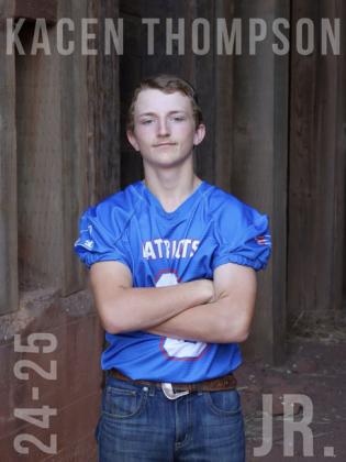 Linebacker KACEN THOMPSON, JUNIOR