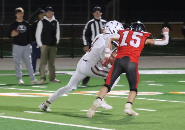MATADOR SENIOR BRANDON SMITH was named Texas Six-Man Coaches Association Division 2 All-State 2nd Team Spread Rusher for the 2025 football season. | COURTESY PHOTO