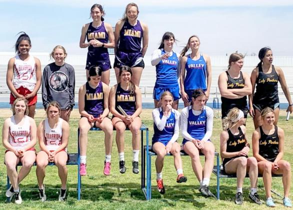 Silverton High school girls track team