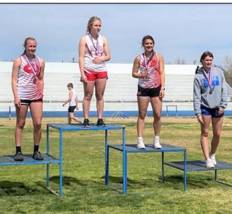 Silverton High school girls track team