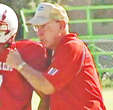 GUTHRIE HONOR The Guthrie Jaguars’ football field house has been renamed for Harvey E. Wellman, to honor the legendary coach who went 199-92-1 with the Jaguars over 18years.Wellman’ssquadswon seven District championships during that time. | COURTESY PHOTOS