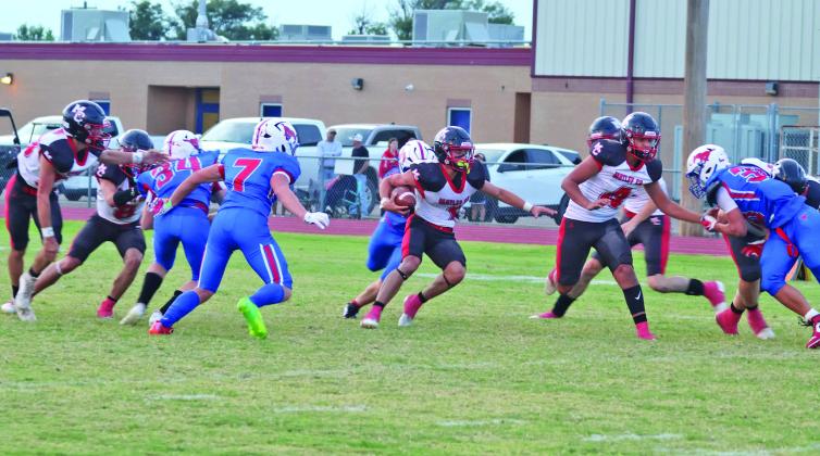 MOTLEY WINS The Motley County Matadors started their football season off with a victory on the road versus Claude, 58-28. | COURTESY PHOTO