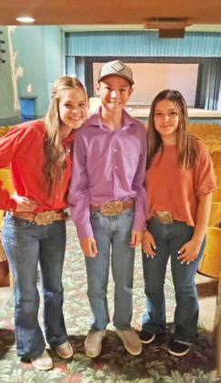 4H HONORS The Motley 4H Junior Team was named Overall Champion Team. In individual events, Blaize Baxter won 3rd high individual; Zaylee Wilkerson won 5th high individual; and Brecken Bingham and Bentley Hendrix competed. | COURTESY PHOTO
