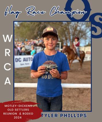 Flag Race Champion, Tyler Phillips