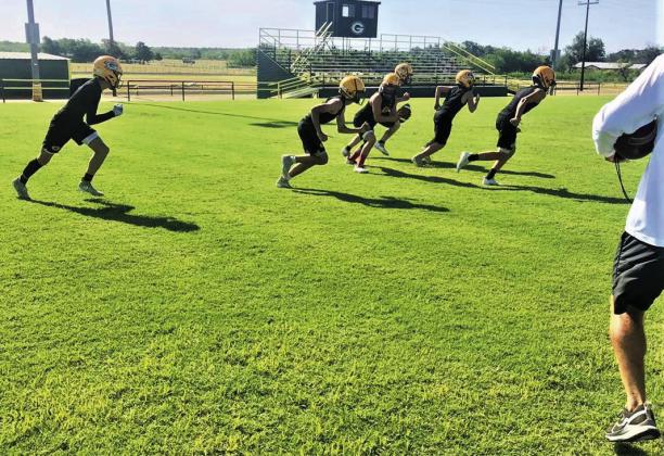 GUTHRIE 2-A-DAYS Last week the Guthrie Jaguars kicked off their football season with two-a-day practices.This week, their fans got the see this year’s new team with“Meet the Jaguars”on August 9. | COURTESY PHOTOS