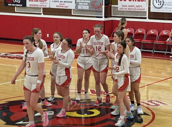 LADY OWLS WIN The Silverton Lady Owls defeated the Hedley Lady Owls 60-21 on the road last week for a district win. | COURTESY PHOTO