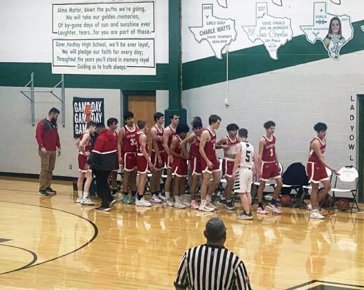 OWLS WIN The Silverton Owls defeated the Hedley Owls 57-19 on the road in a district victory Friday night. | COURTESY PHOTO