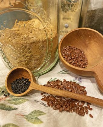 FROM FAMILIAR CINNAMON to psyllium, seeds and spices incorporated into cooking can have healthy and flavorful upsides. | ANGELINA LaRUE PHOTO