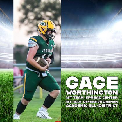 SPOTLIGHT ON GUTHRIE JAGUARS FOOTBALL ALL-DISTRICT HONORS