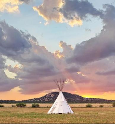 The Medicine Mounds, pictured above, are four dolomite mounds southeast of Quanah which are culturally significant to many Comanche, and to the descendants of Quanah Parker.