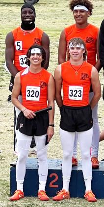 The Paducah boys sprint relay team finished in 2nd place at last week’s Regional meet with a time of 44.39 and is headed to State. | COURTESY PHOTO