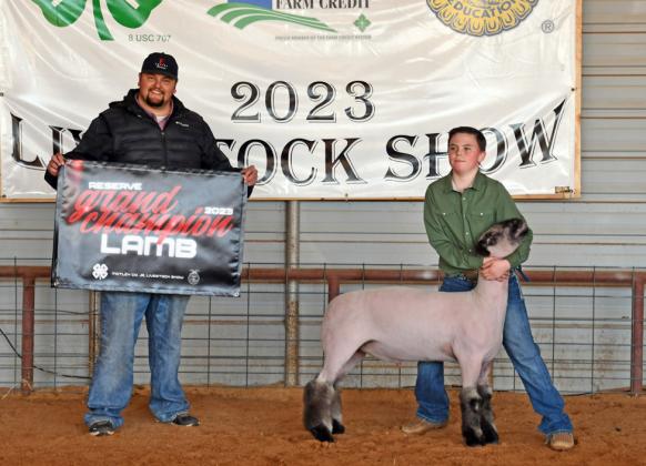 RESERVE GRAND CHAMPION LAMB BLAIZE