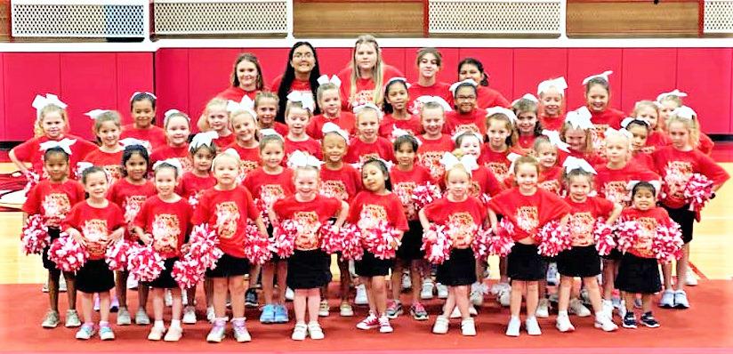 SILVERTON MINI CHEER CAMP Last week, youngsters at Silverton ISD learned about cheer and school spirit in a special two-day mini-cheer camp. | COURTESY PHOTO