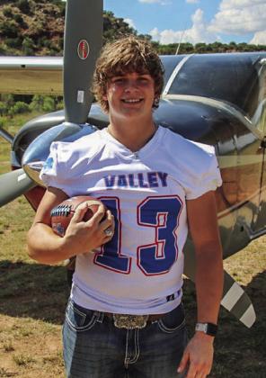 VALLEY ALL STARS Gunnar Bowles and Adrian Valdes representedValley in theTexas Six Man Coaches All Star game last weekend in Wichita Falls. Bowles played football and Valdes played basketball. Both graduated with the Class of 2023, and it was their last time to represent Valley. Bowles won the Danny James scholarship at the All Star game based on his exceptional play at the game. | COURTESY PHOTOS
