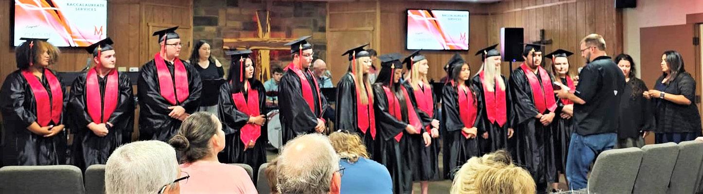MOTLEY MILESTONE Motley County Seniors were honored Sunday night at a baccalaureate service at Faith Fellowship Church in Matador. | COURTESY PHOTO