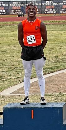 Paducah’s Jakyen Wright got 1st place at Regional in the 200-meter dash with a time of 22.50 and is State-bound. | COURTESY PHOTO