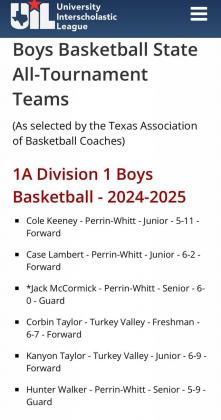 Valley brothers named to UIL Boys Basketball All Tournament roster