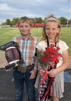 2025 ELEMENTARY PRINCE &amp;amp; PRINCESS Haygen Elliott and Ella Cornelius were crowned Elementary Prince and Princess. | COURTESY PHOTO