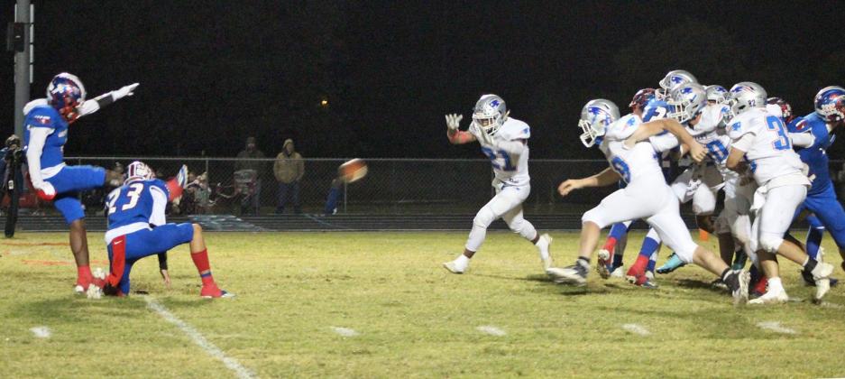 VALLEY FALLS Knox City defeated the Valley Patriots last week 50-18 in a district matchup on the road. | COURTESY PHOTO