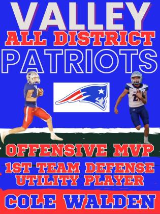SPOTLIGHT ON VALLEY PATRIOTS FOOTBALL ALL-DISTRICT HONORS