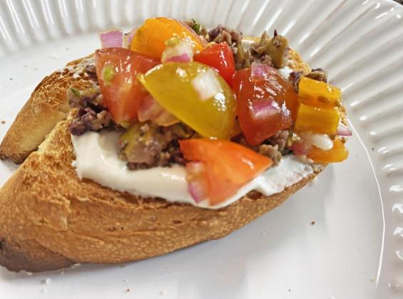 WINNING COMBINATION This crostini recipe has the potential to be the hit of your summertime fun. | ANGELINA LARUE PHOTO