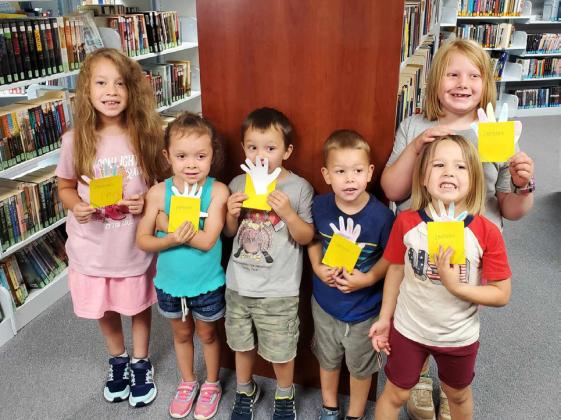 STORYTIME Effective July 5, the Caprock Library in Quitaque will be moving its Story Time from 10:30 a.m. to 1:30 p.m. on Fridays. Also take note of the library’s new hours: 12 noon–5 p.m. Monday through Friday. | COURTESY PHOTOS