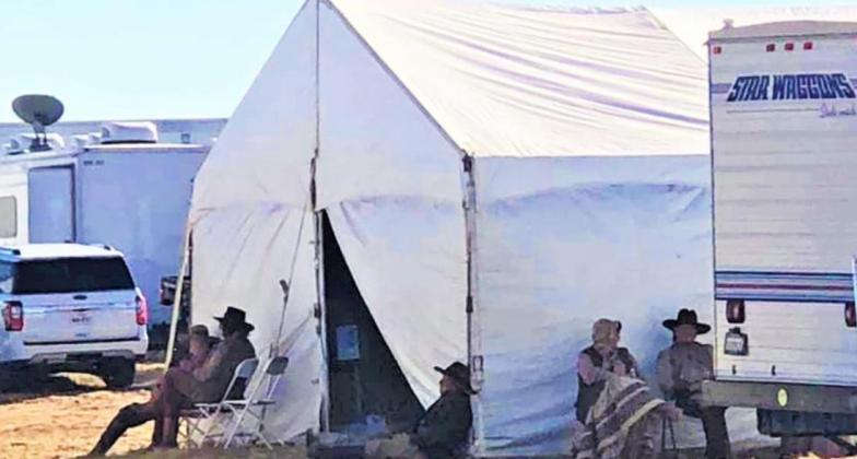 Show biz sets up camp in Guthrie
