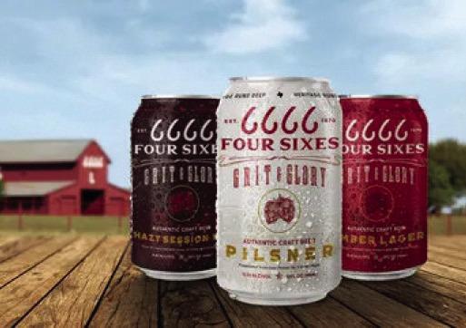 6666 BREWSKI “Yellowstone” creator and 6666 ranch ownerTaylor Sheridan has teamed with LA Libations to release Four Sixes Grit and Glory craft beer, ranch water and ready-to-drink cocktails nationwide. | COURTESY PHOTO