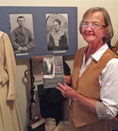 NEXT UP FROM PROLIFIC AUTHOR Marisue Burleson Potts’ account of the D. C. and Ella Cribbs Keith penpal romance, “Direct Your Letter to the Matador Ranch,” is based on some 80 letters the pair wrote to each other from 1886 to 1891. An exhibition at the Motley County Museum showcases the Keith family’s influence on the area. Potts will sign copies of her book Oct. 15 at Matador’s Foothills Celebration. | COURTESY PHOTO