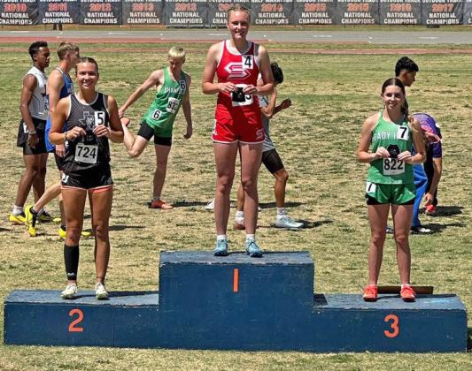 TRIPLE CROWN Maddie Francis is Sate Bound in three track &amp;amp; field events following the Regional Track Meet last weekend. | COURTESY PHOTO