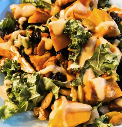 LIGHTER FARE If you’re craving something a little lighter to add to the table, salads like this will keep well in the fridge to pack for lunches on the go.. | ANGELINA LARUE PHOTO