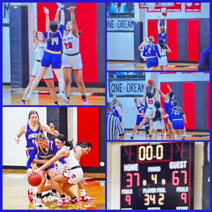LADY MATS LOSS The Motley County varsity girls basketball team lost to Spur 67-37 on the road in a district game last week. | COURTESY PHOTO