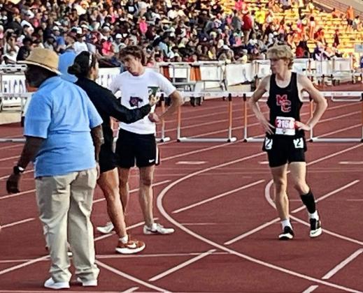 IN BOYS 300M HURDLES Aaron Cates finished 9th with a time of 42.72. | RUSS MORRIS FOR THE CAPROCK COURIER