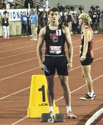 THE MOTLEY COUNTY TEAM of Aiden Fisk, Aaron Cates, Culley Lawrence, Paul Johannes took 7th place in the Boys 4x400 relay at the 2025 UIL StateTrack Meet with a finish of 3:33.97. | COURTESY PHOTO