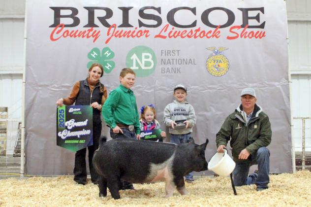 GILT GRAND CHAMPION RYKER BURSON JUNIOR SWINE SHOWMANSHIP