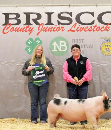 SENIOR SHOWMANSHIP, SWINE BEN TREVINO