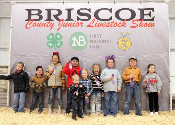 PEEWEE SHOWMANSHIP PARTICIPANTS