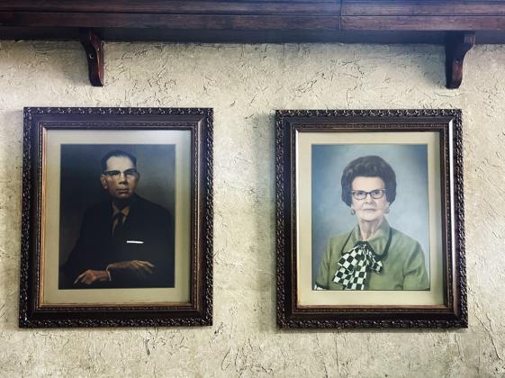 FOREBEARS Melton Stuard Thacker and Bennie Lillian Hoyle, whose portraits hang in the lobby of the current Thacker Jewelry store, founded Thacker Supply Company as hardware/farm supply/furniture store. It served the area from 1920 to 2000. | CAPROCK COURIER
