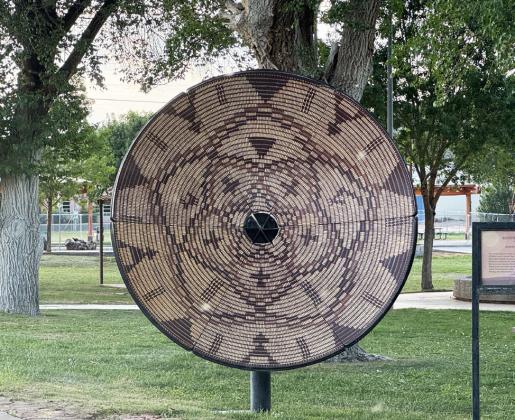 BASKET CASE In Grants, an array of repurposed satellite dishes projects the beauty of native Acoma designs. | THE TEXAS SPUR