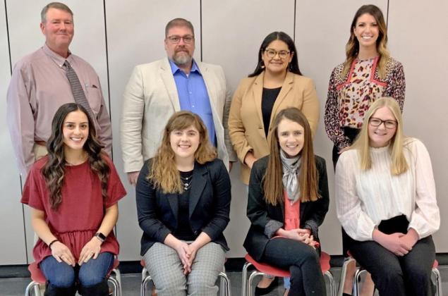 STUDENT SHARK TANK At last week’s Regional Youth Entrepreneur Fair, the Investor Team awarded investment money to four student entries: Jeslyn Chasco (Tulia), $500 for Jaes Beaded Jewelry; Lindee Miller, Silverton, $1,250 for Innovative Fabricators; Braylee Brooks, Memphis, $500 for Crazy Life Casseroles; and Emily Gamble, Silverton, $250 for E’s Tutoring Service. | COURTESY PHOTOS