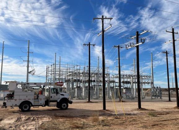 NEW STATE-OF-THE-ART SUBSTATION installation by AEP Texas required several scheduled power outages across the footprint over the last year. | COURTESY PHOTO