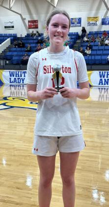 ALL-TOURNAMENT Silverton Senior Maddie Francis was selected All-Tournament at the Whiteface tournament contributing to the Lady Owls 11-1 season. | COURTESY PHOTO